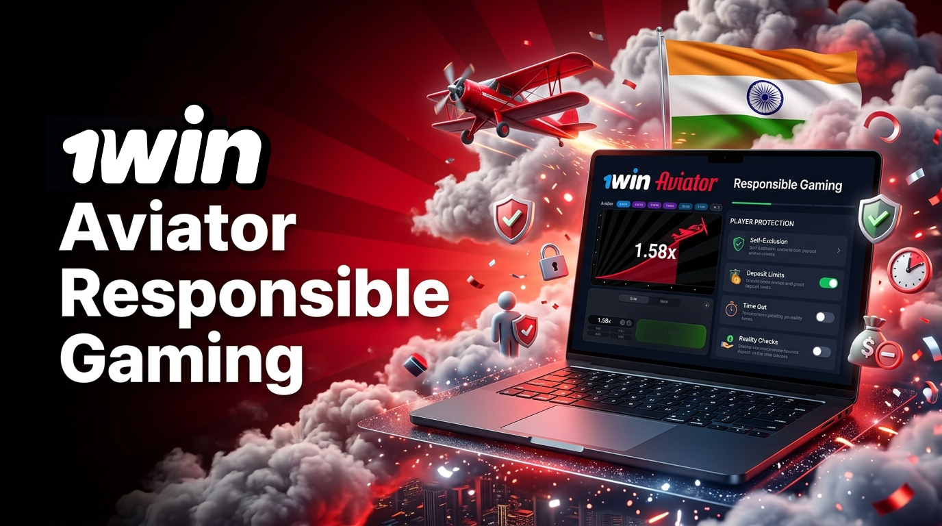 Responsible gambling on 1Win Aviator India with limits and self-exclusion features